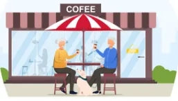 Krankenpflege durch Betreuung mit Herz